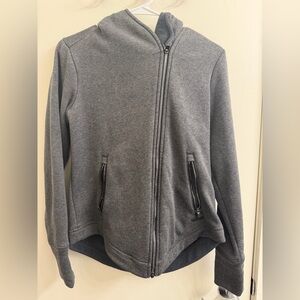 Athletea Zip-Up Hooded Jacket:Super warm fuzzy inside!